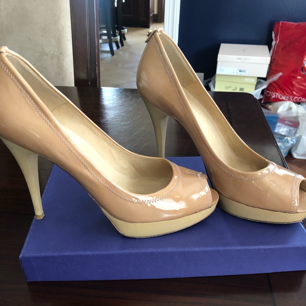Stuart Weitzman AVIGNON peep toe pump